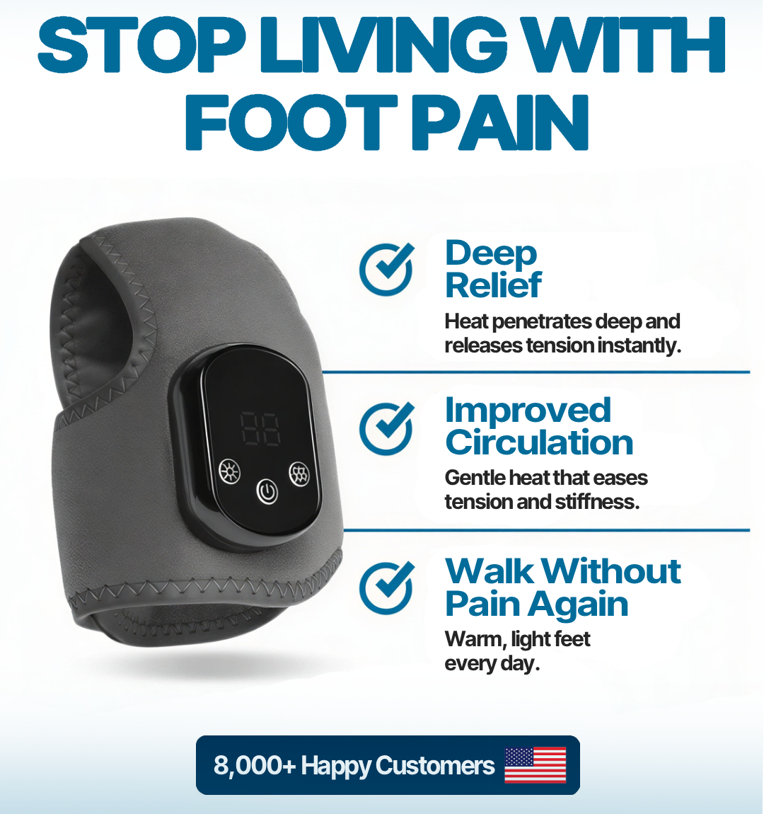 Anklyn, Heated Foot Massager – Deep Relief