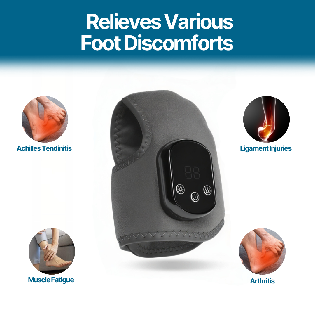 Anklyn, Heated Foot Massager – Deep Relief